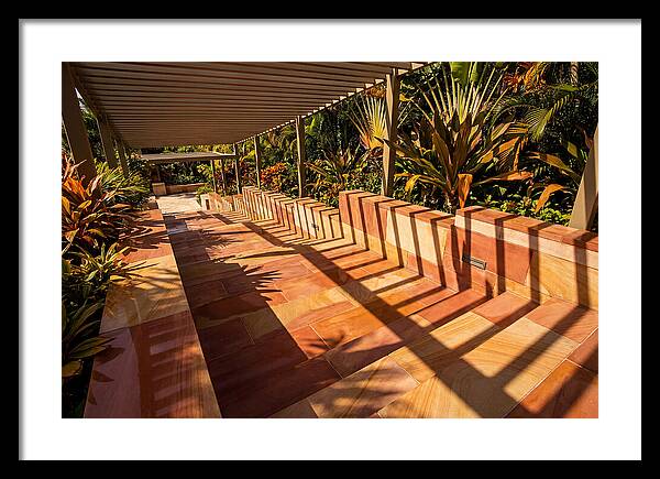 Urban Staircase With Geometric Shadows