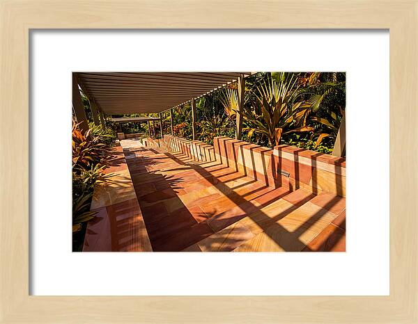 Urban Staircase With Geometric Shadows