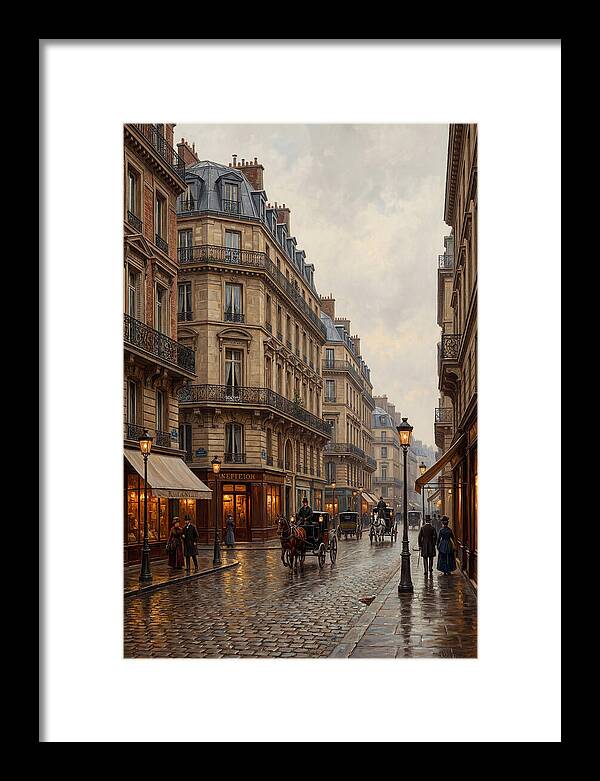 Urban Street Scene In Paris