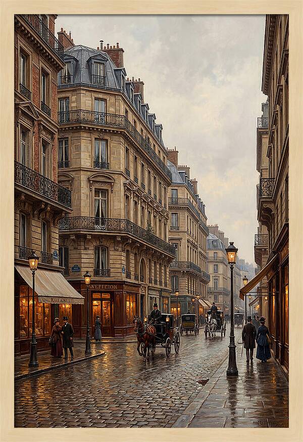 Urban Street Scene In Paris