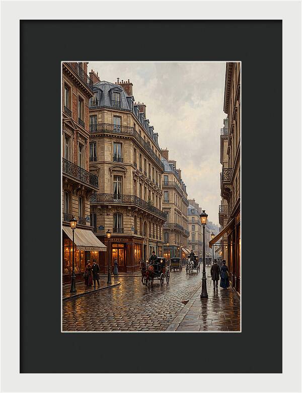 Urban Street Scene In Paris