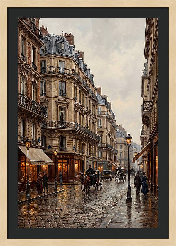 Urban Street Scene In Paris