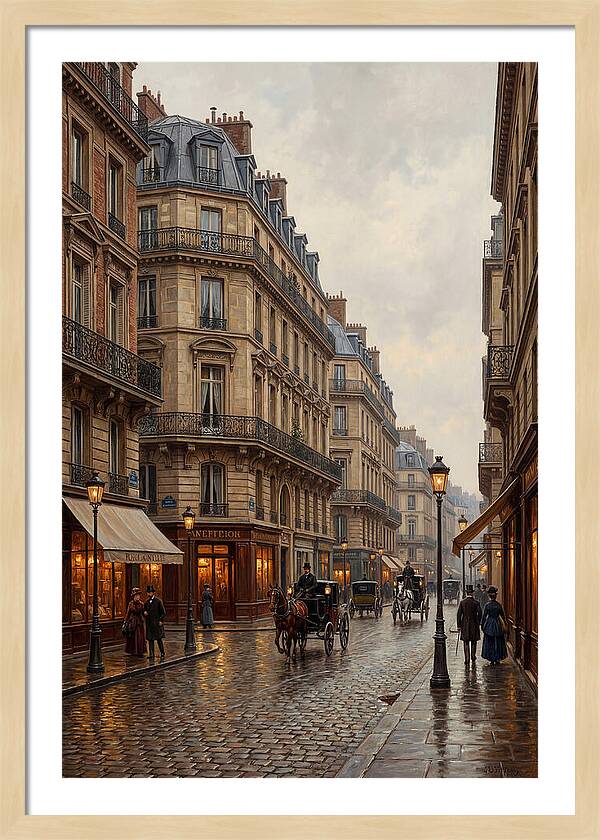 Urban Street Scene In Paris