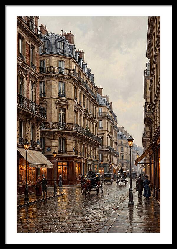 Urban Street Scene In Paris