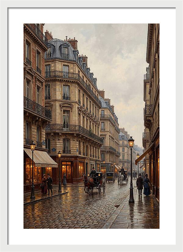 Urban Street Scene In Paris
