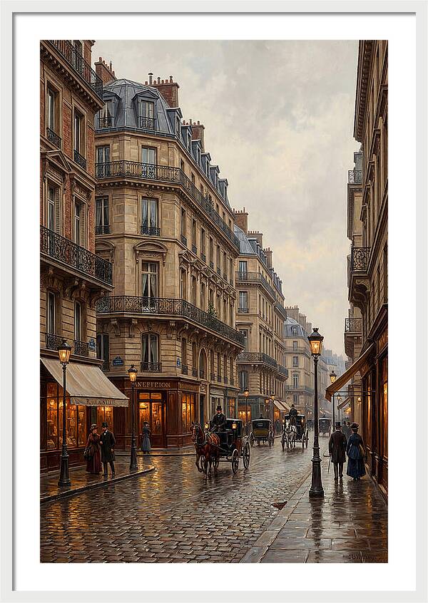 Urban Street Scene In Paris