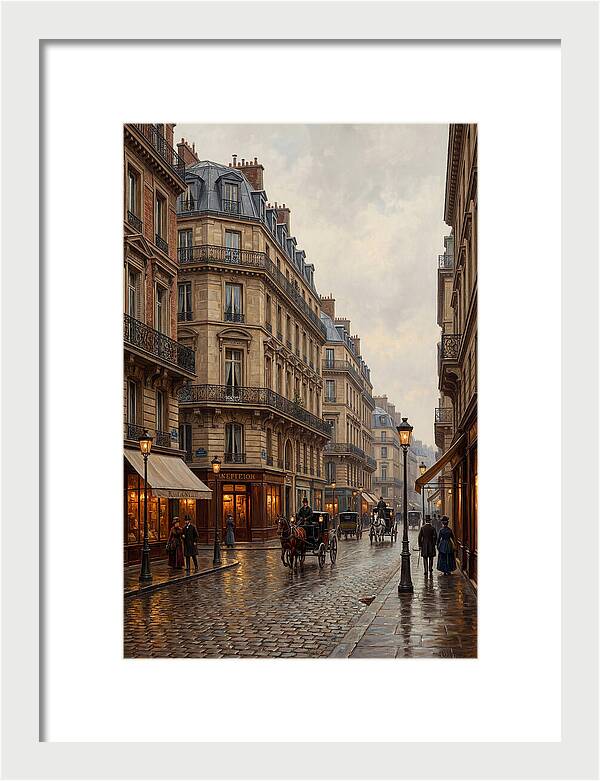 Urban Street Scene In Paris