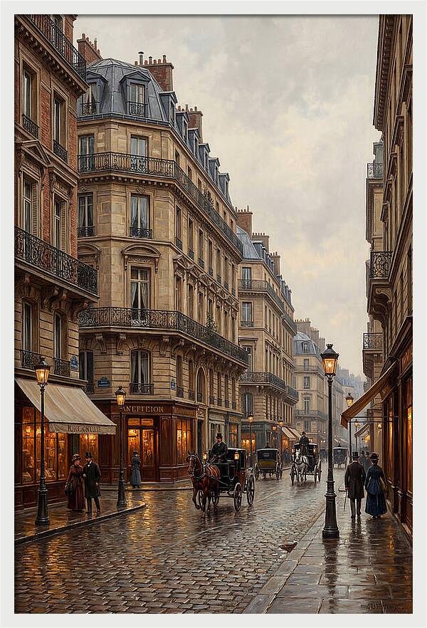 Urban Street Scene In Paris
