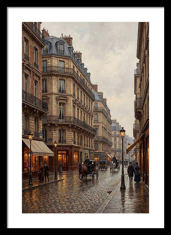 Urban Street Scene In Paris