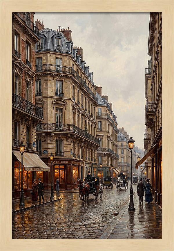 Urban Street Scene In Paris