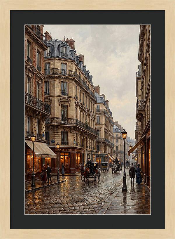 Urban Street Scene In Paris