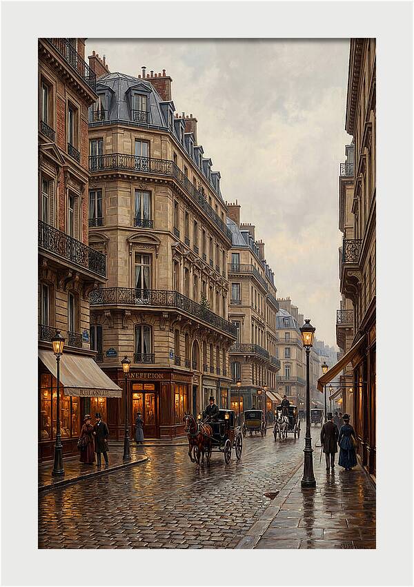 Urban Street Scene In Paris
