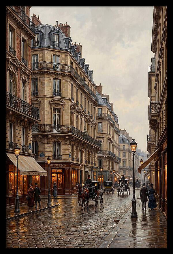 Urban Street Scene In Paris