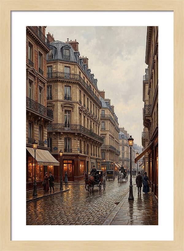Urban Street Scene In Paris