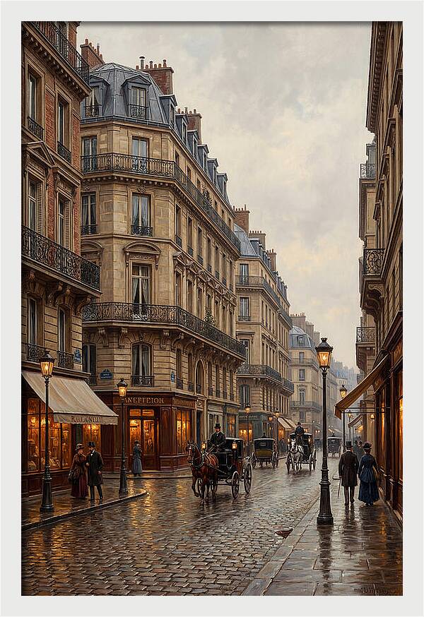 Urban Street Scene In Paris