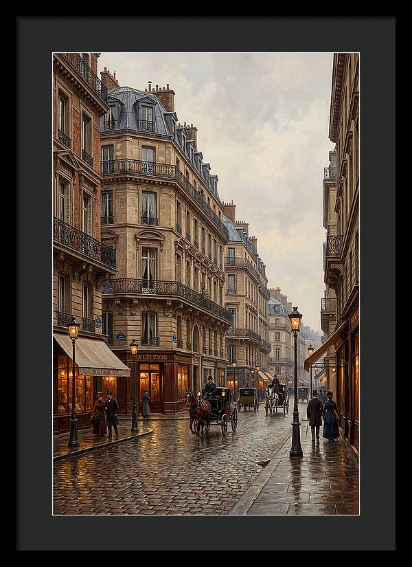 Urban Street Scene In Paris