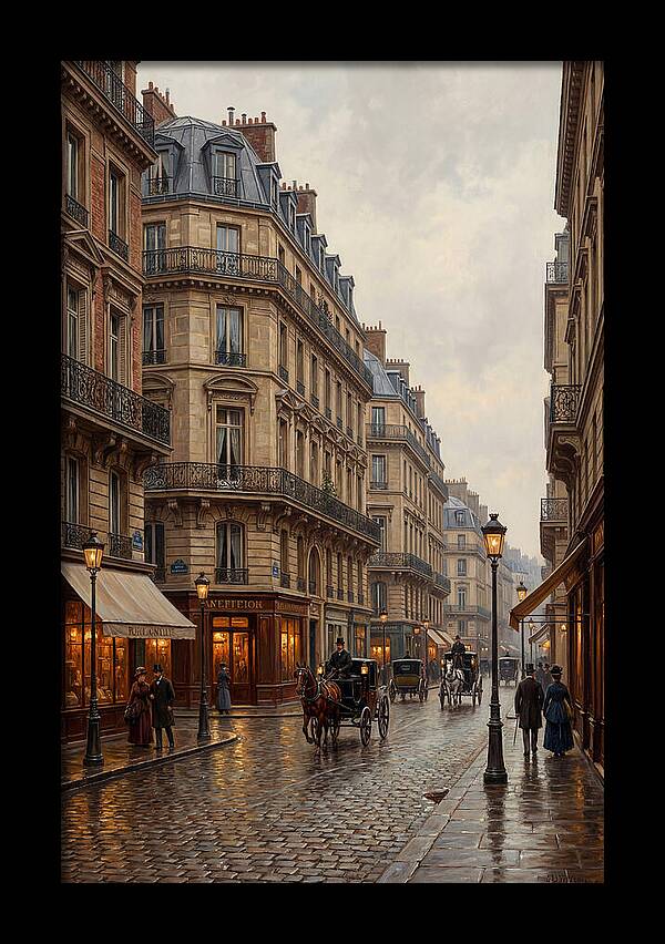 Urban Street Scene In Paris