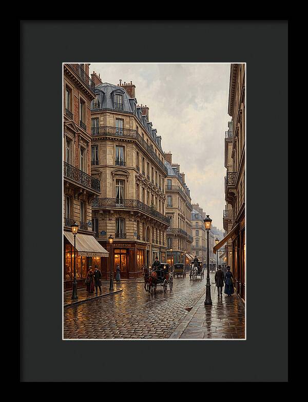 Urban Street Scene In Paris