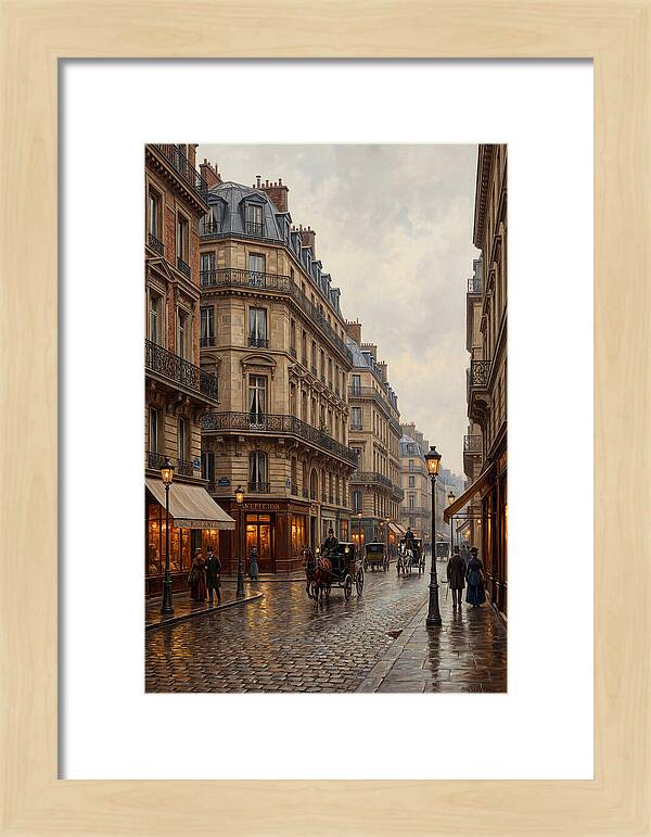 Urban Street Scene In Paris