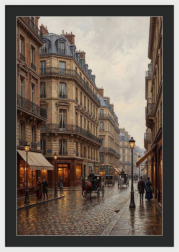 Urban Street Scene In Paris