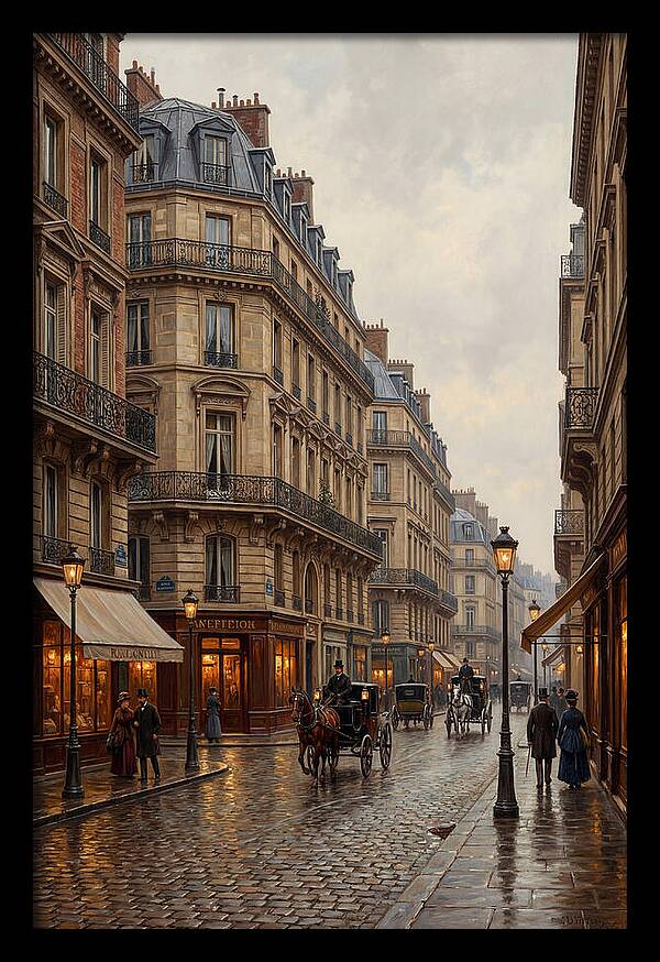 Urban Street Scene In Paris
