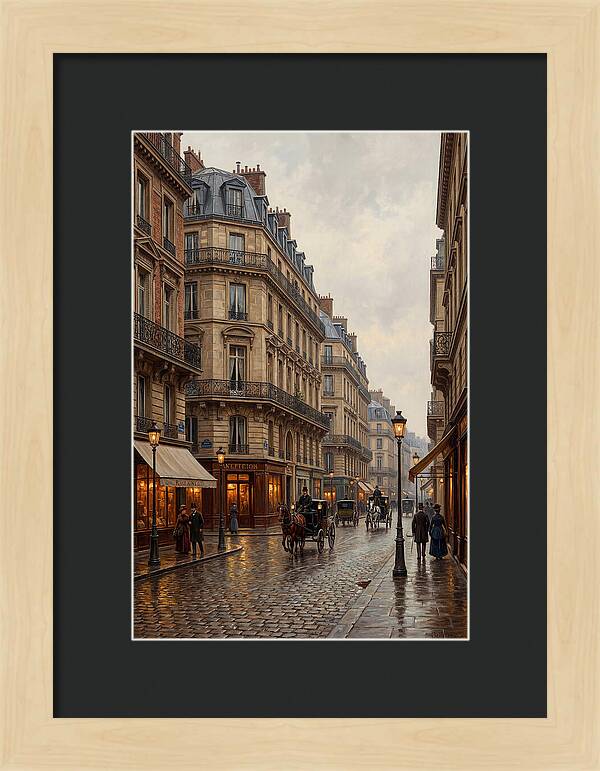 Urban Street Scene In Paris