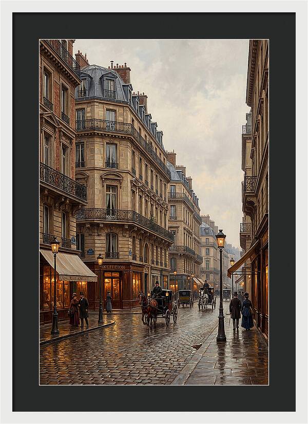 Urban Street Scene In Paris