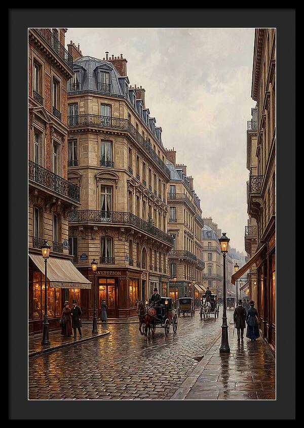 Urban Street Scene In Paris