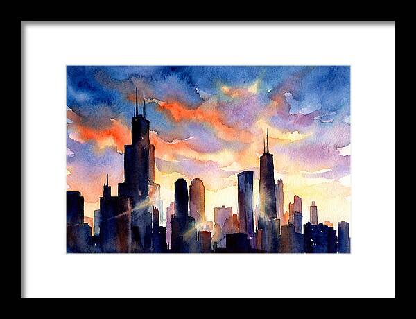 Urban Tranquility At Dusk