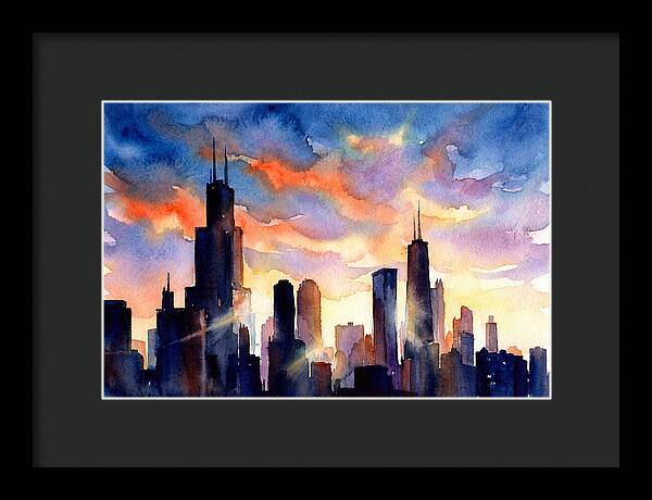 Urban Tranquility At Dusk