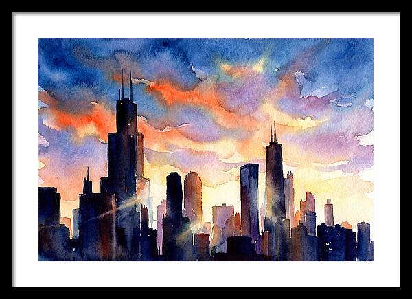 Urban Tranquility At Dusk
