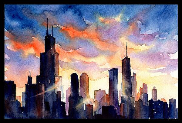 Urban Tranquility At Dusk