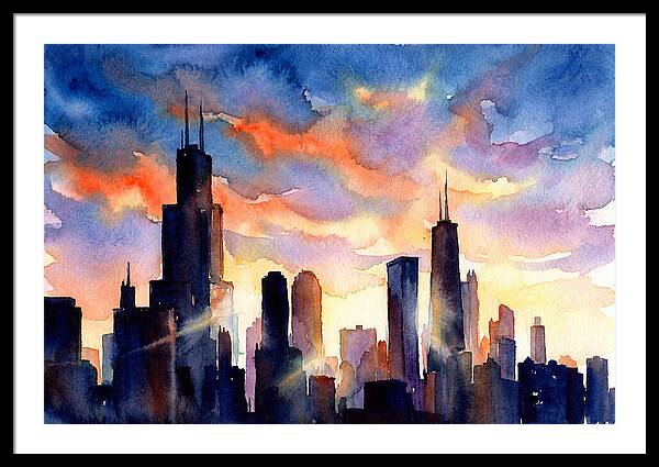 Urban Tranquility At Dusk