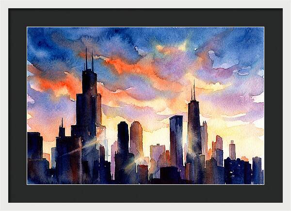 Urban Tranquility At Dusk