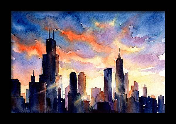 Urban Tranquility At Dusk