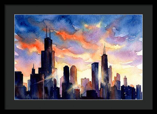 Urban Tranquility At Dusk