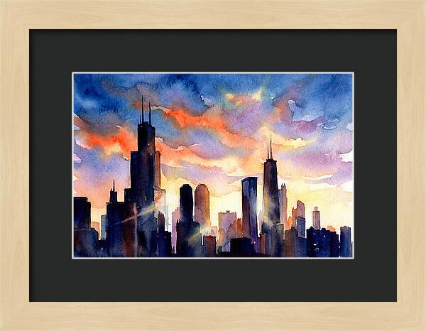Urban Tranquility At Dusk