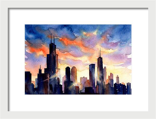 Urban Tranquility At Dusk