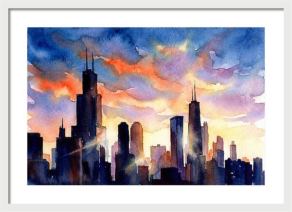 Urban Tranquility At Dusk