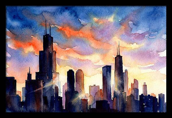 Urban Tranquility At Dusk