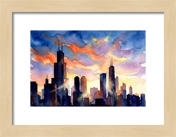 Urban Tranquility At Dusk