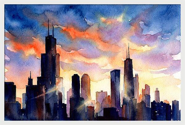 Urban Tranquility At Dusk