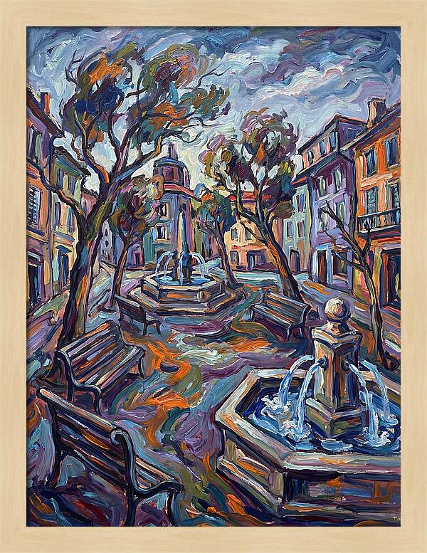 Urban Tranquility In The Square