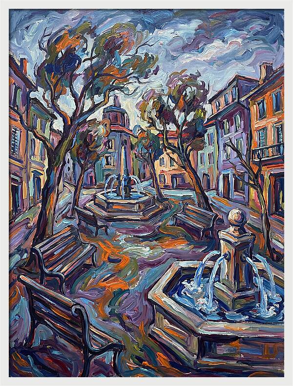 Urban Tranquility In The Square