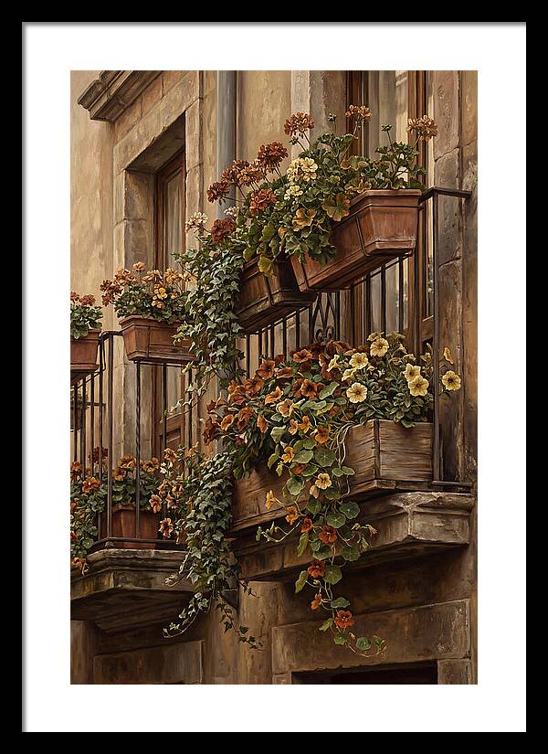 Urban Window Boxes Overflowing With Flowers