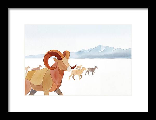 Urial In A Serene Landscape