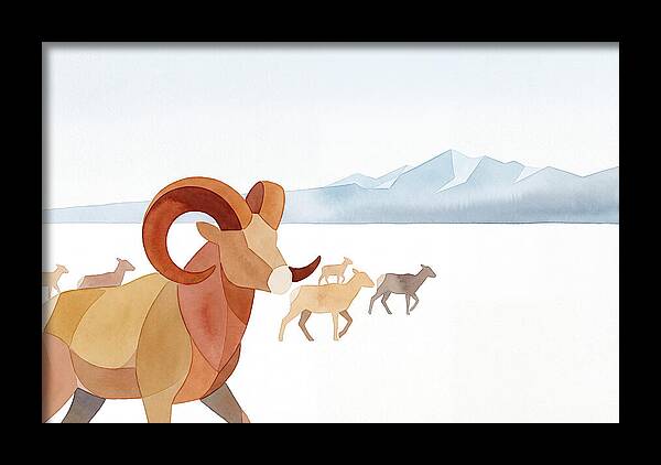 Urial In A Serene Landscape
