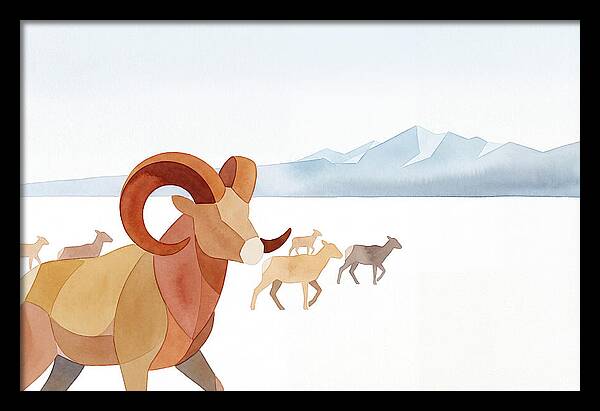 Urial In A Serene Landscape