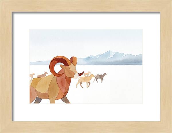 Urial In A Serene Landscape