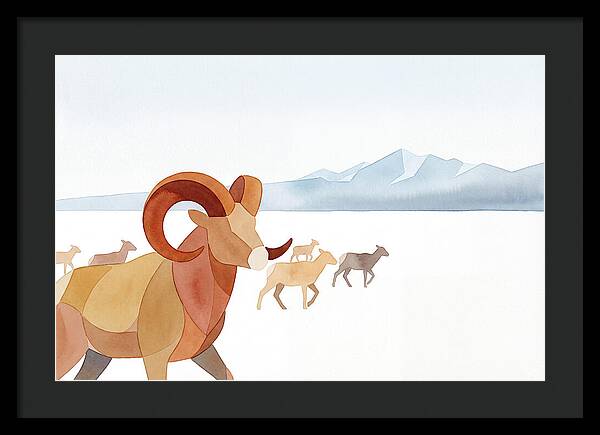 Urial In A Serene Landscape